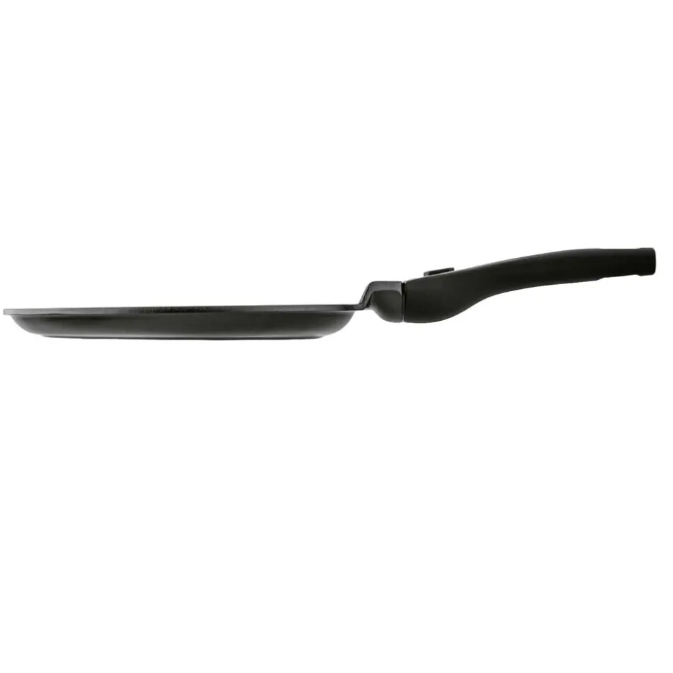 Patelnia do naleśników 24 cm Stare Pro Svart Marble, z odpinaną rączką, czarna