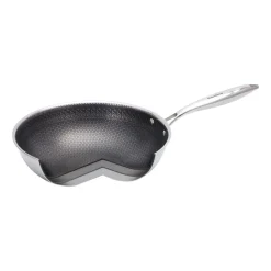 Patelnia wok Klausberg, stal nierdzewna, 28 cm, konstrukcja Triply