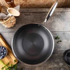 Patelnia wok Klausberg, stal nierdzewna, 28 cm, konstrukcja Triply