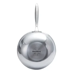 Patelnia wok Klausberg, stal nierdzewna, 28 cm, konstrukcja Triply