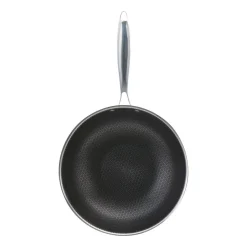 Patelnia wok Klausberg, stal nierdzewna, 28 cm, konstrukcja Triply