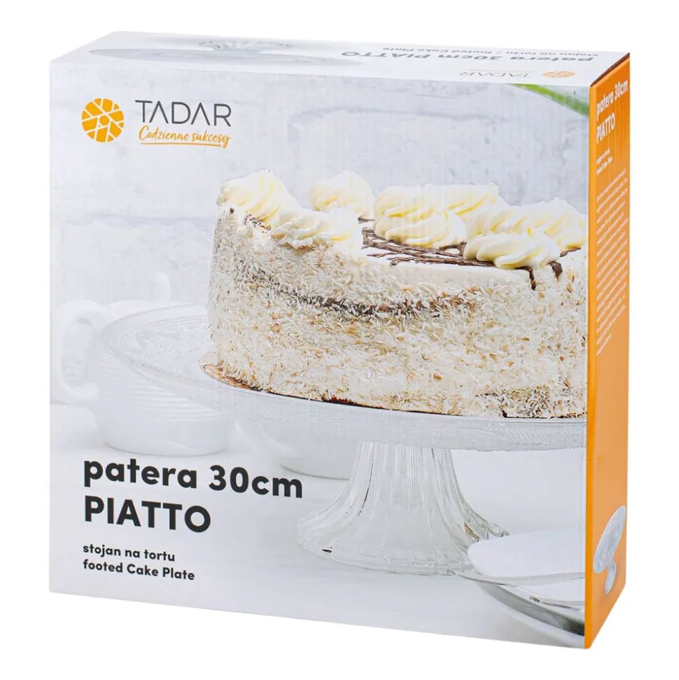 Patera szklana Tadar Piatto, 30 cm