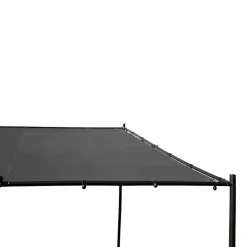 Pergola stalowa do elewacji Jumi, 250 x 250 x 250 cm, czarna