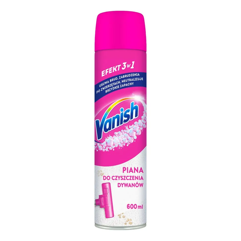 Piana do czyszczenia dywanów i tapicerek Vanish, 600 ml