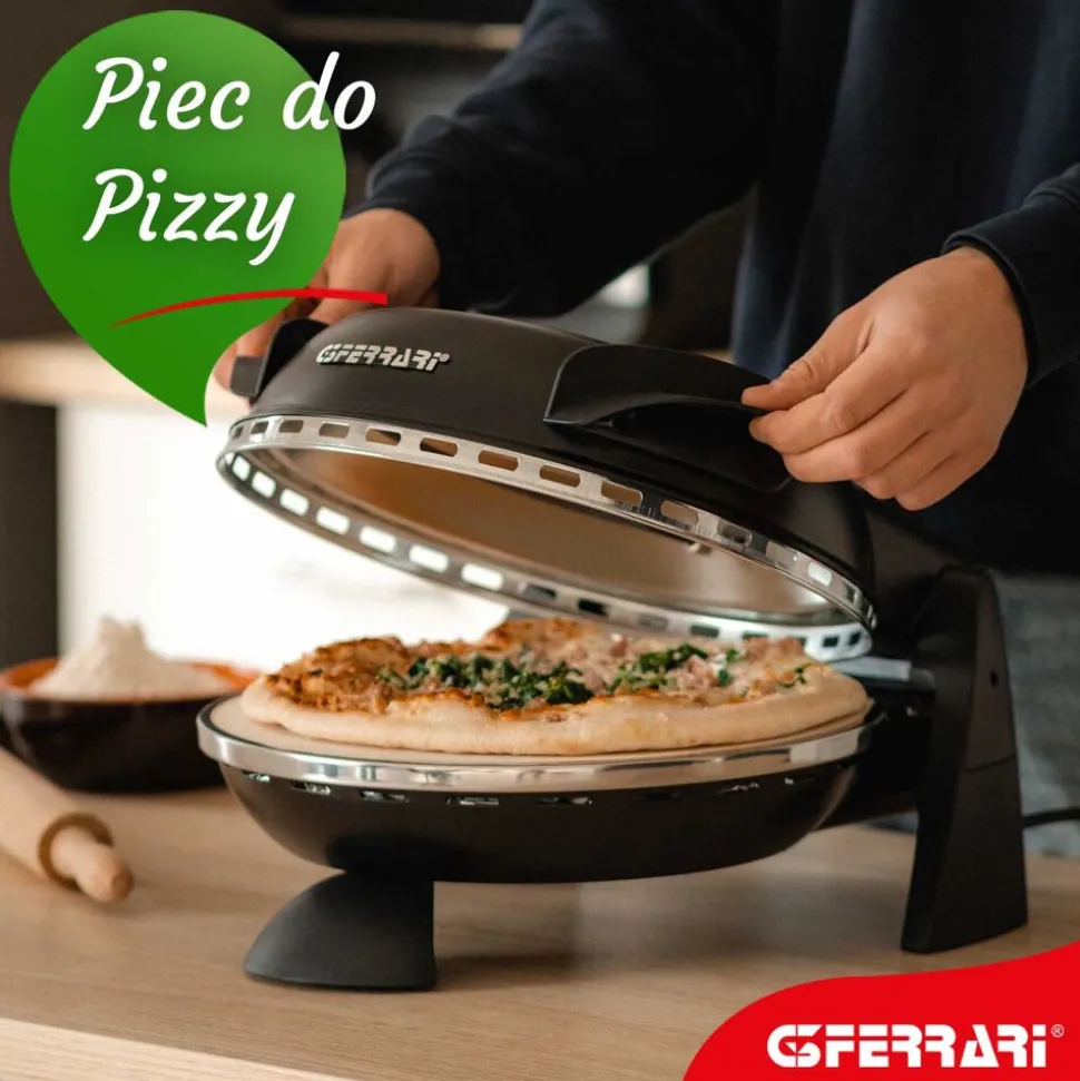Piec do pizzy G3Ferrari G1000610 Delizia evo, czarny