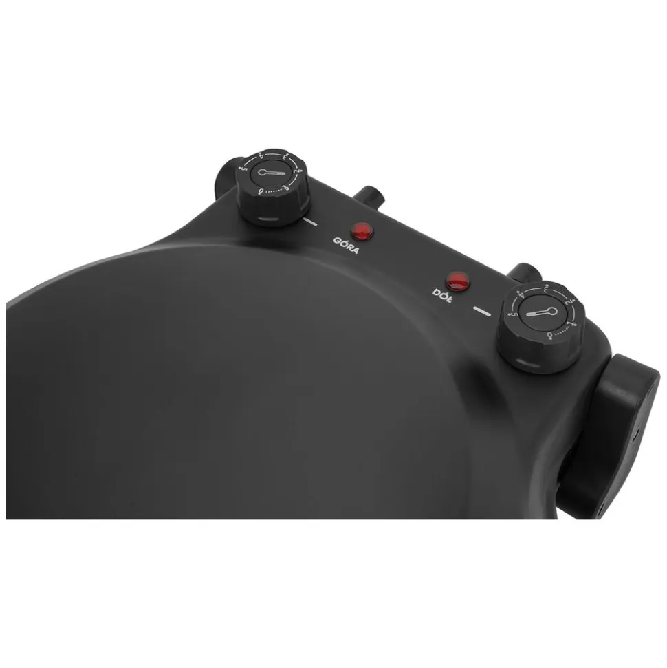 Piec do pizzy Hoffen Expert, 1200 W, czarny