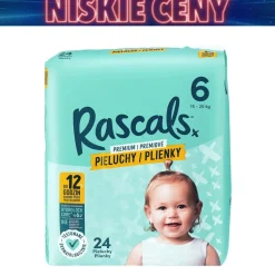 Pieluszki Rascals, 18+ kg, rozmiar 6, 24 szt.