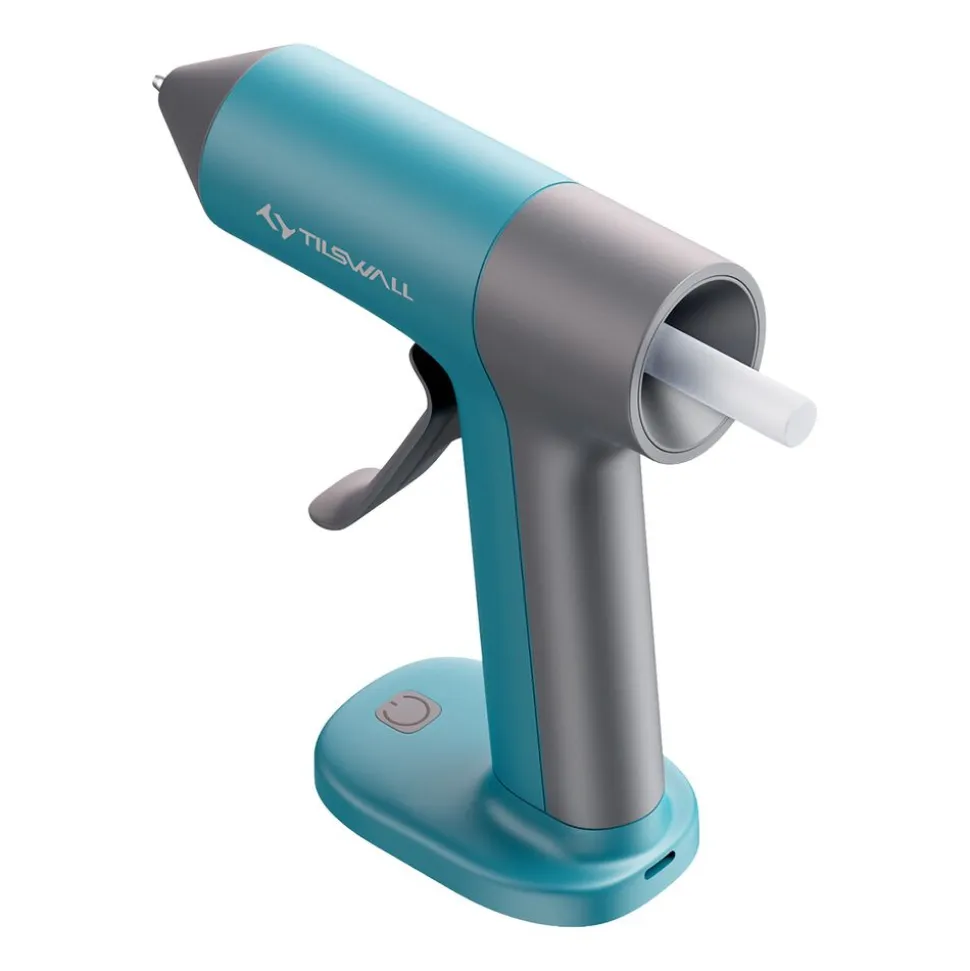 Pistolet do kleju Tilswall 4 V Lite, 2000 mAh, bezprzewodowy, niebieski