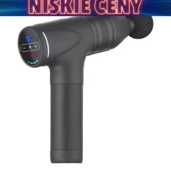 Pistolet do masażu Hykker Pro, 6 wymiennych końcówek