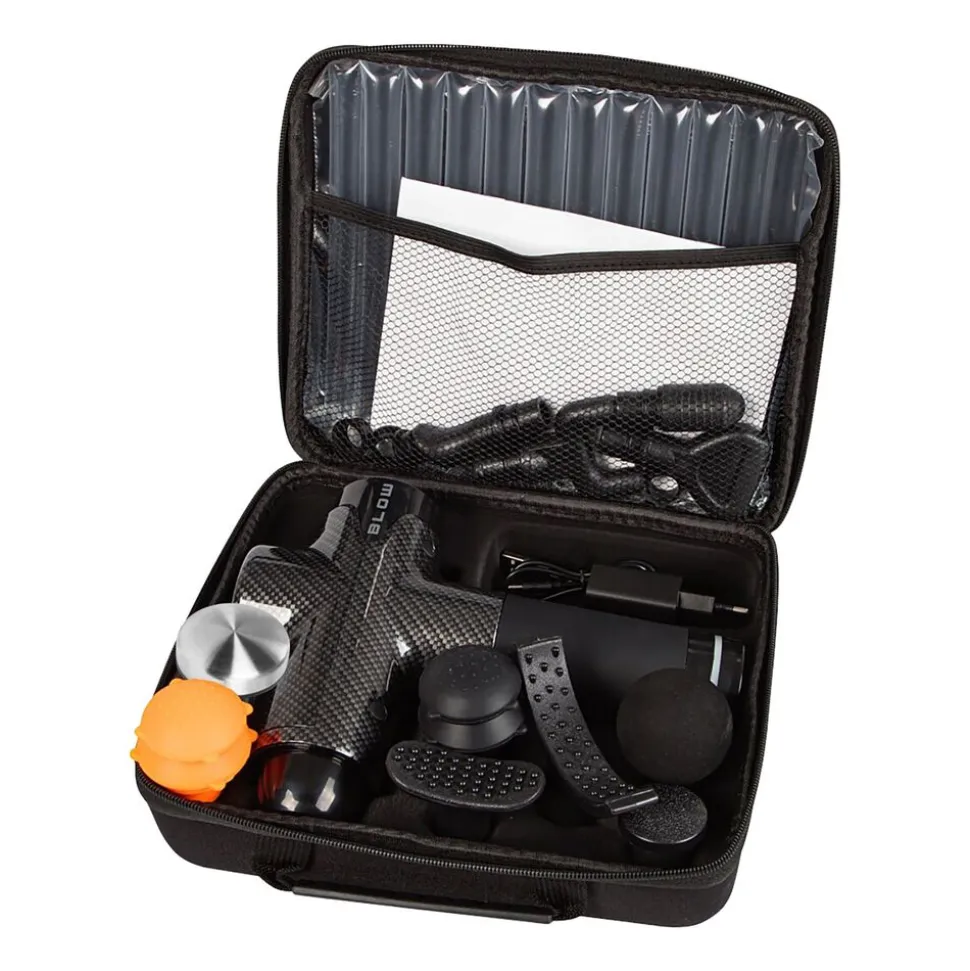 Pistolet do masażu masażer Blow Wave 5000, z końcówką rozgrzewającą