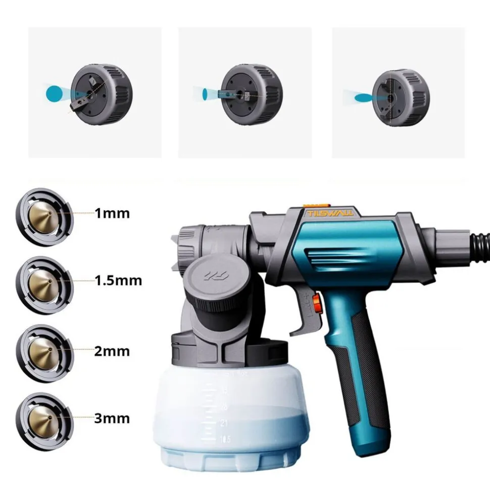Pistolet natryskowy HVLP Tilswall Shark 800, 800 W, 1,3 l
