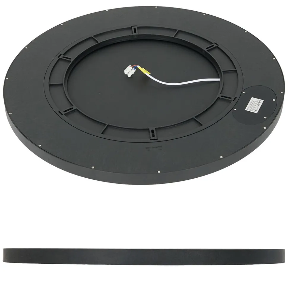 Plafon sufitowy Led Milagro Maq 3CCT, 50 W, czarny