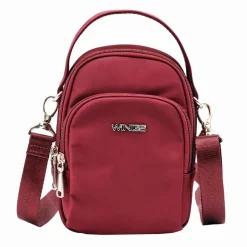 Plecak crossbody Wings Rosella, 1 l, ciemnoczerwony