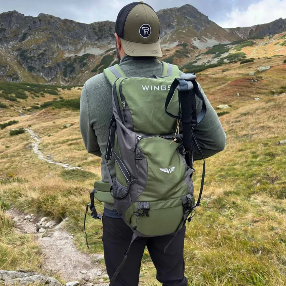 Plecak górski Wings Canastero, 30 l, zielony