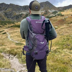 Plecak górski Wings Canastero, 30 l, fioletowy