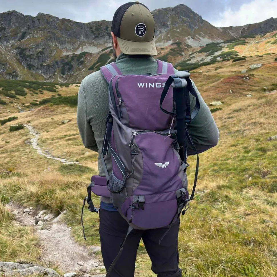 Plecak górski Wings Canastero, 30 l, fioletowy