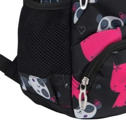 Plecak i piórnik Wings Panda, czarny