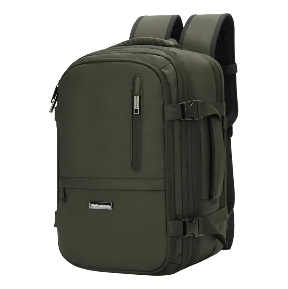 Plecak kompresyjny Wings Vireo, 20 l, z pompką, zielony