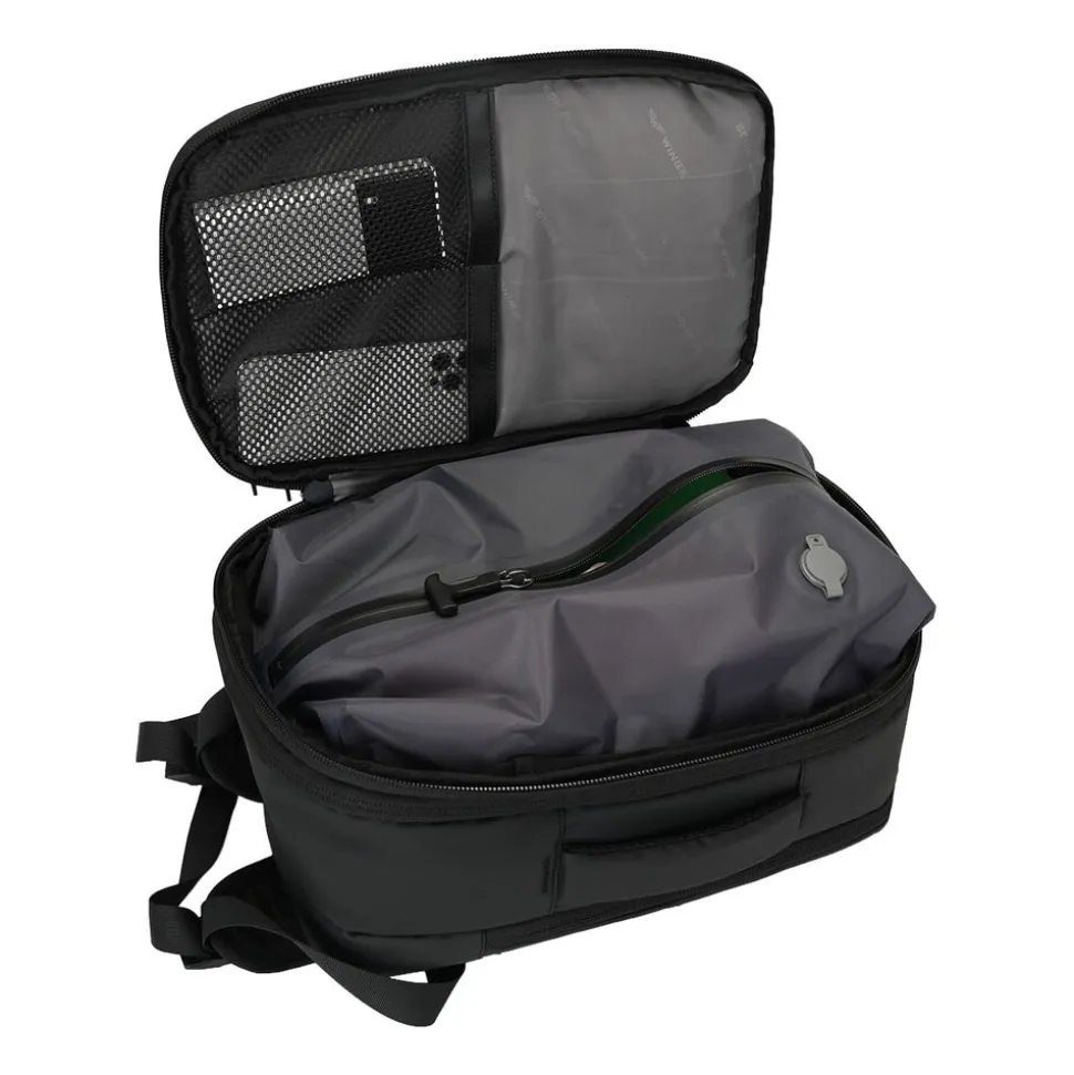Plecak kompresyjny Wings Vireo, 20 l, z pompką, czarny