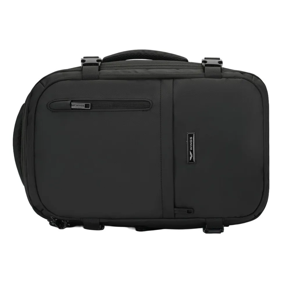 Plecak kompresyjny Wings Vireo, 20 l, z pompką, czarny