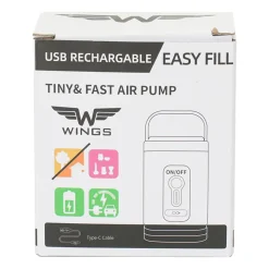 Plecak kompresyjny Wings Vireo, 20 l, z pompką, czarny