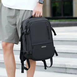 Plecak kompresyjny Wings Vireo, 20 l, z pompką, czarny