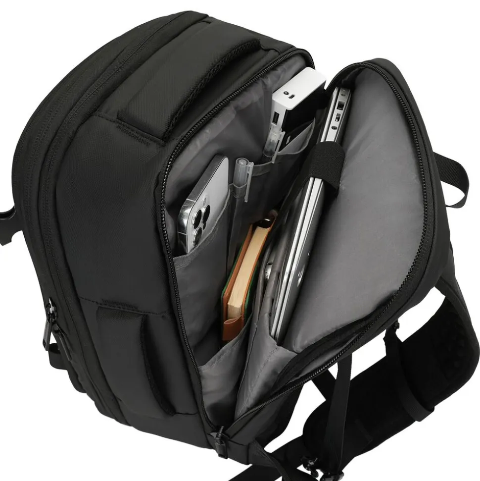 Plecak kompresyjny Wings Vireo, 20 l, z pompką, czarny