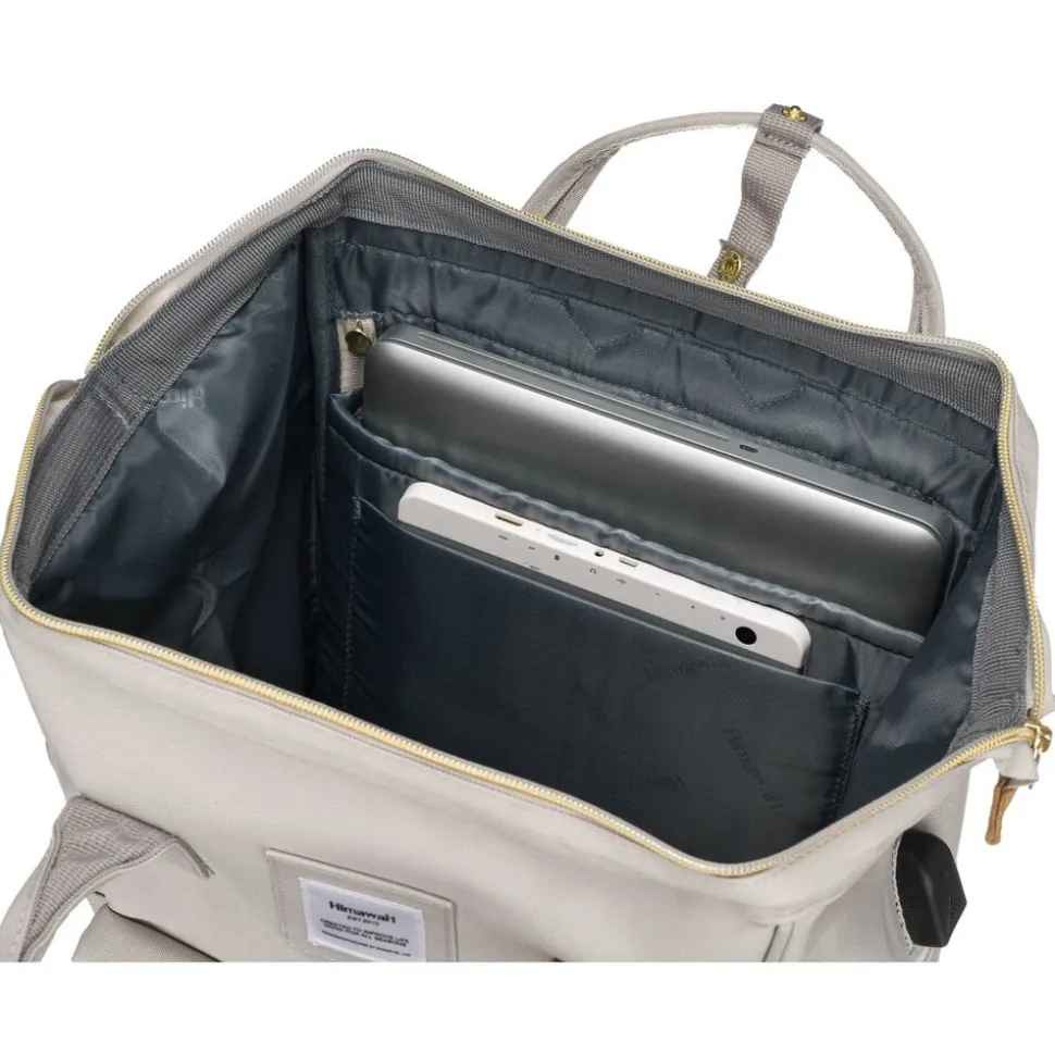 Plecak miejski Himawari, 19 l, z USB, szary