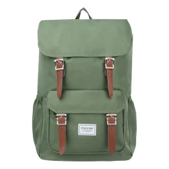 Plecak miejski materiałowy Puccini Legacy, 21 l, zielony
