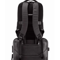 Plecak męski Wings Brant BRT02, 30 x 14 x 43 cm, 18 l, czarny