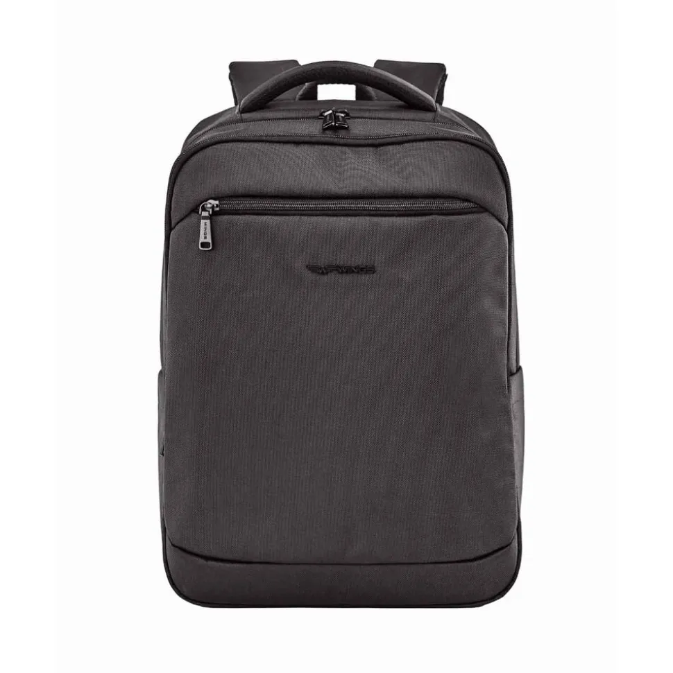 Plecak męski Wings Brant BRT02, 30 x 14 x 43 cm, 18 l, czarny