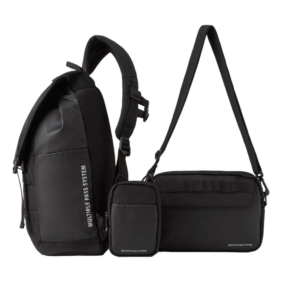 Plecak podróżny Puccini Adventure Collection, 27 l, modułowy, czarny