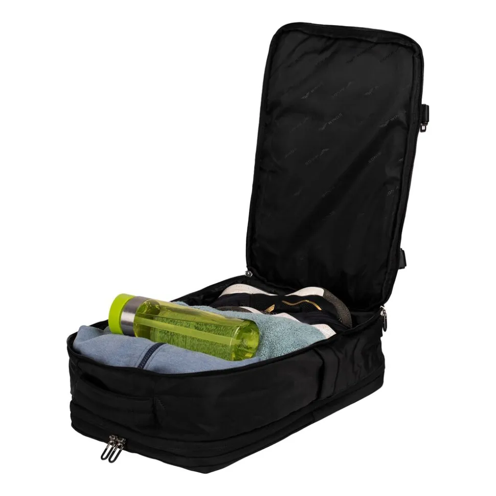 Plecak podróżny Wings Skylark, 30,5 l, czarny