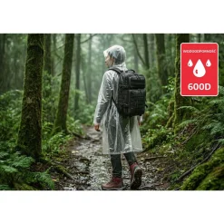 Plecak survivalowy Wild Trek MobiPack, 14,4 l, z wyposażeniem, czarny