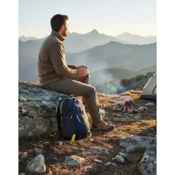 Plecak turystyczny HiMountain Cruise, 35 l, granatowo-żółty