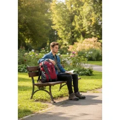 Plecak turystyczny HiMountain Terra, 35 l, czerwony