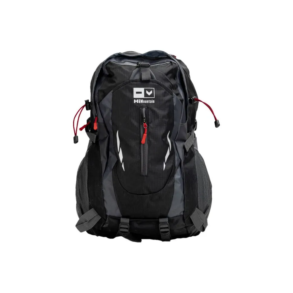 Plecak turystyczny HiMountain Terra, 35 l, czarno-czerwony