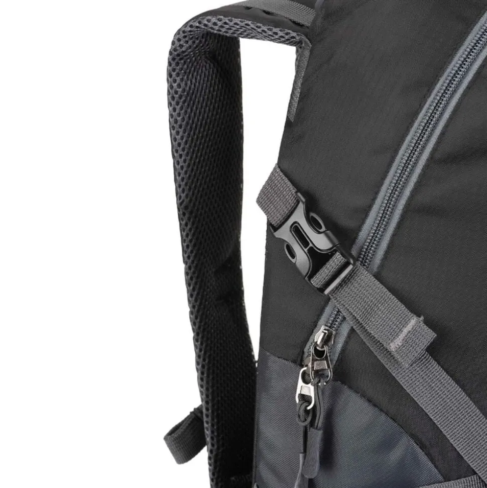 Plecak turystyczny HiMountain Terra, 35 l, czarno-czerwony