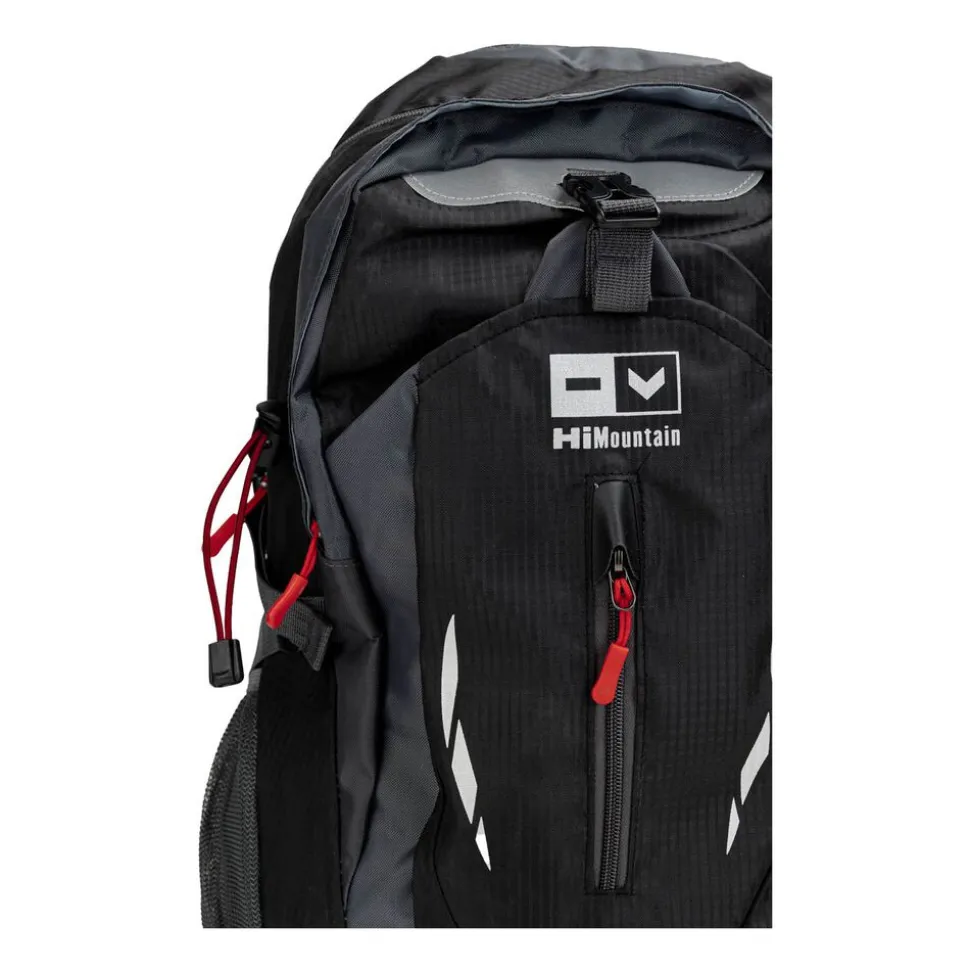 Plecak turystyczny HiMountain Terra, 35 l, czarno-czerwony