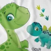 Pościel dziecięca 90 x 120 cm Mayamoo, dino, zielona