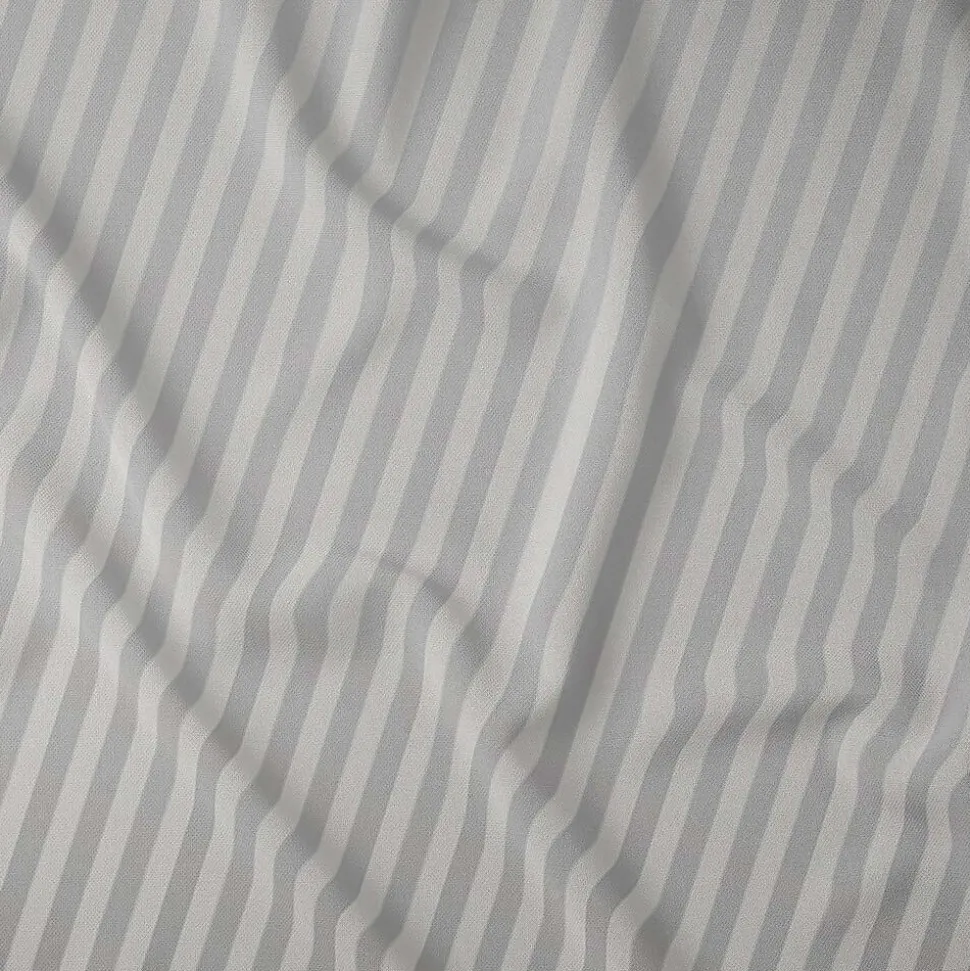 Pościel z adamaszku 160 x 200 cm Pure Collection, jasnoszara