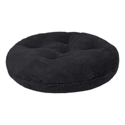 Poduszka okrągła Domarex Ivy Plush, ciemnoszara