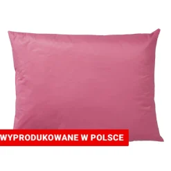Poduszka puchowa 70 x 80 cm AMW, kaczy puch i pierze, różowa