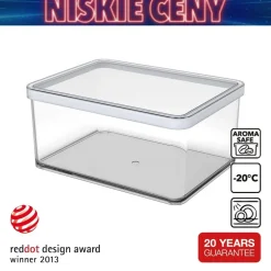 Pojemnik szeroki Rotho Loft, 2,25 l, biały