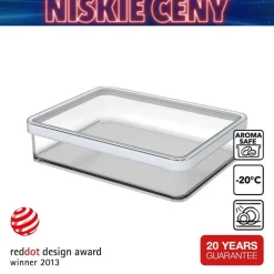 Pojemnik szeroki Rotho Loft, 1 l, biały