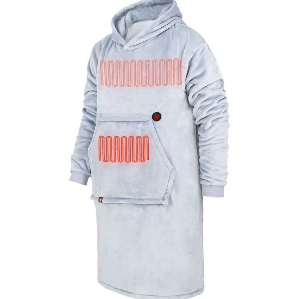 Poncho ogrzewane Glovii, wodoodporne, uniwersalny rozmiar