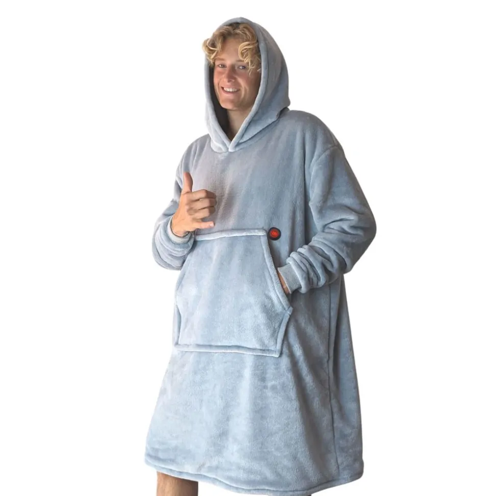 Poncho ogrzewane Glovii, wodoodporne, uniwersalny rozmiar