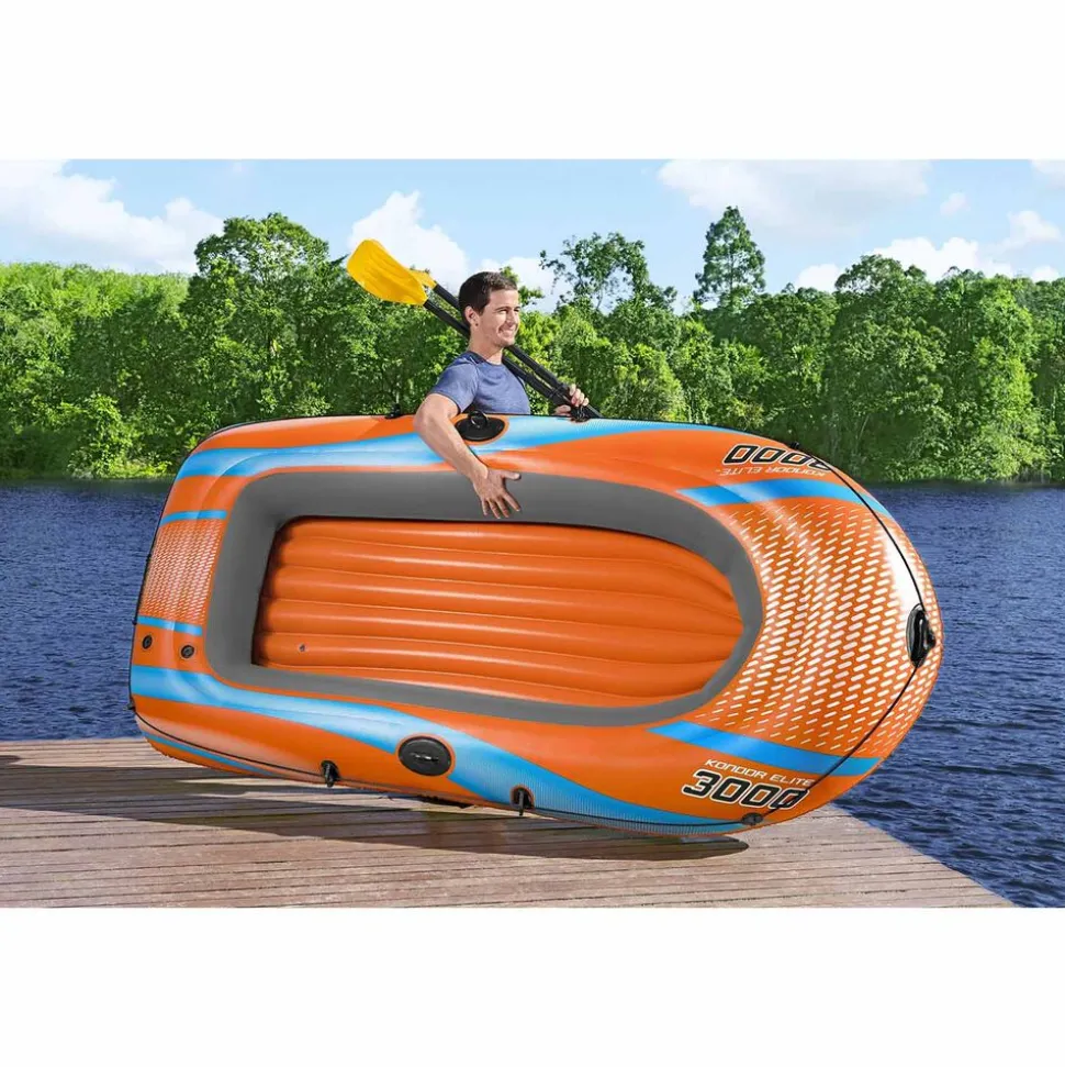 Ponton dmuchany Kondor Elite 3000 BESTWAY, z 2 wiosłami i pompką
