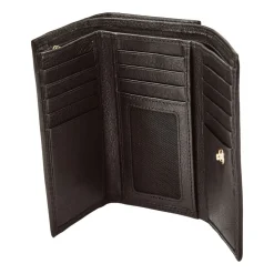 Portfel damski skórzany Wings 2W10, czarny