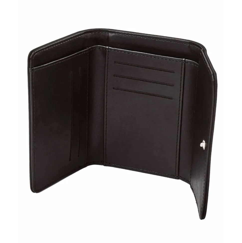 Portfel damski Wings Willow WLL01, 13 x 9 x 2 cm, czarny